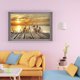 thumbnail image 4 of Taladro redondo completo Pintura de diamante Mar Puesta de sol 5D DIY Cuadro de pared Arte de mosaico Hugtrwg Para estrenar, 4 of 9