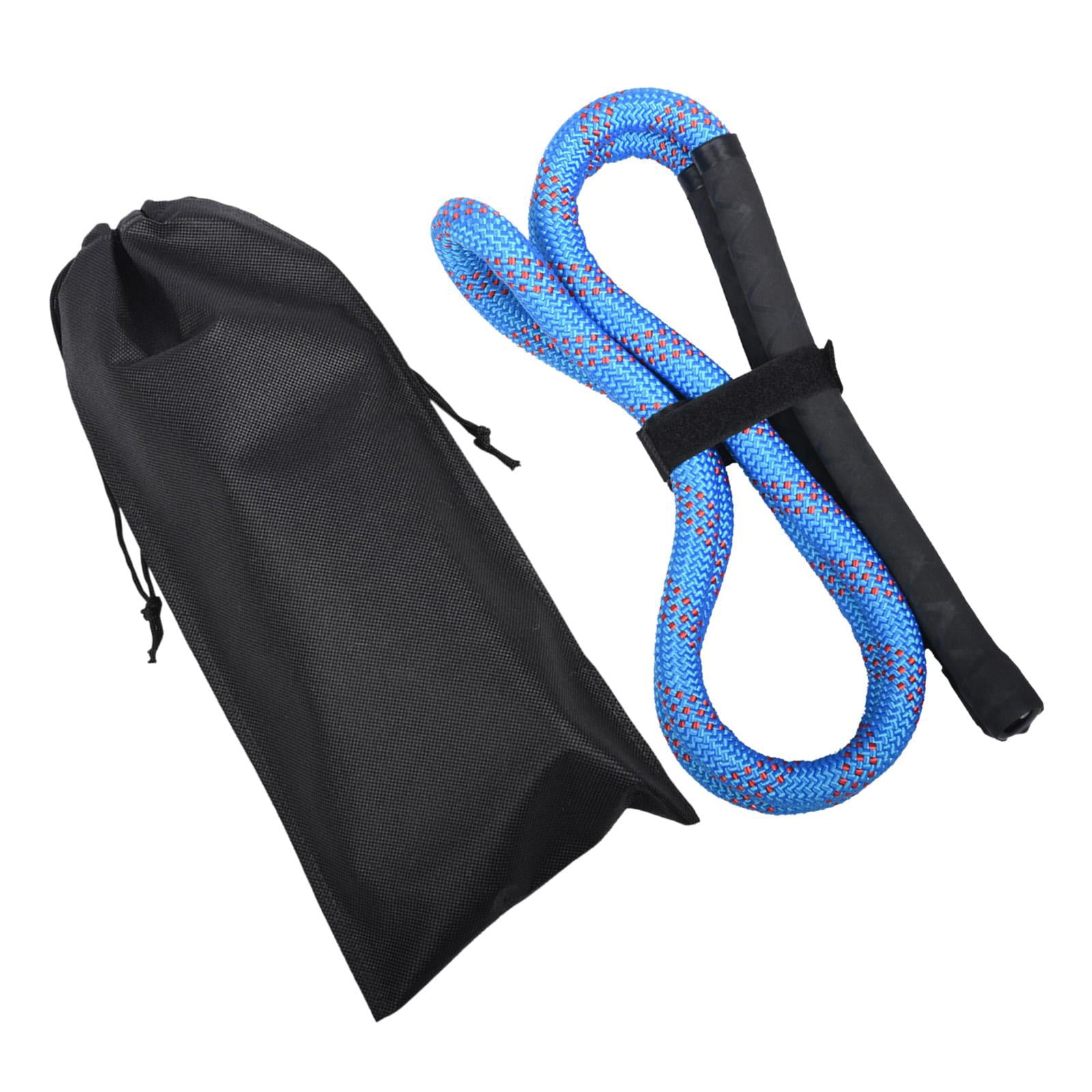 Baoblaze Golf Swing Rope Trainer Golf Practice Anti Slip Grip Golf Swing Blue Rope Black Grip