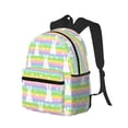 thumbnail image 2 of Lsque Rainbow Rabbit Classic Casual Backpack - Large Capacity Water-Resistant Backpack for School, Work, Travel, and Outdoor Activities, 2 of 8
