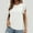 White, variant on Women Fashion Solid Sleeve Round Neck Base Shirt Short Sleeve T Shirt Top Short Sleeve T Shirt Dark Shirt Women Solid Shirt Women Long Sleeves Shirts Striped Short Sleeve Shirts Women Casual Womens