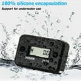 FCCar Digital Inductive Hour Meter Waterproof IP68, for Gas Engine