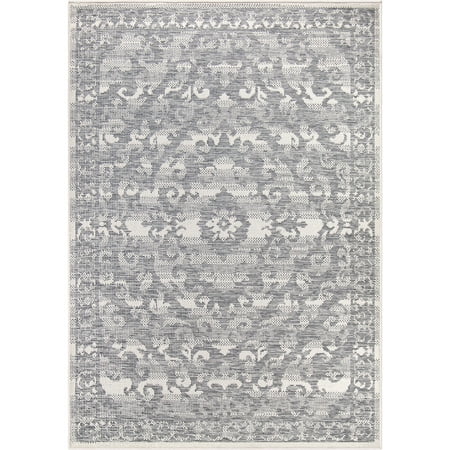 My Texas House Nimsie 9' X 13' Natural Skyview Reversible Outdoor Rug