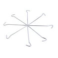 thumbnail image 3 of Oraceous 8PC Heavy duty tent stakes question shape aluminum alloy pegs with hook for outdoor trip hiking ( sliver ), 3 of 10