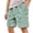 Light Green*, variant on OSOLU Boys Shorts Solid Color Corduroy Comfortable Knitwear Elastic Waist with Drawstring Everyday Wear Holiday Travel Shorts