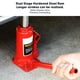 thumbnail image 4 of Gato De Botella Para Automóvil, Válvula De Liberación Forjada Cruzada De Color Rojo Gato De Botella Hidráulico Ram De Acero Endurecido De Doble Etapa Resistente Para Talleres, 4 of 7