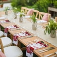 thumbnail image 4 of Happy Valentine's Day Cloth Napkins Set of 8 Red Love Car Roses Floral Wood Grain Soft Washable Square Dinner Napkins for Party Wedding Restaurant Hotel Cocktail 20x20 Inch, 4 of 9