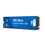 Western Digital 2TB WD Blue SN5000 NVMe SSD, PCIe Gen 4.0 Internal Solid State Drive
