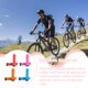 thumbnail image 5 of Eigraketly De cubiertas para manillar de bicicleta, empuñaduras de accesorios absorbentes de golpes, resistentes al desgaste, buena estabilidad, Ciclismo Azul Eigraketly OD028099-04, 5 of 6