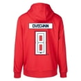 thumbnail image 3 of Men's Levelwear Alexander Ovechkin Red Washington Capitals Podium Name & Number Pullover Hoodie, 3 of 3