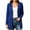Blue, variant on TGSLY Waffle Cardigan Coat for Women Lightweight Long Sleeve Solid Color Tops Relaxed Casual Fall Fation Outerwear with Pockets S