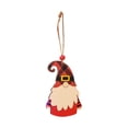 thumbnail image 1 of Decoraciones de Árbol de Navidad Enano de Navidad Colgando Ornamentos de Madera Decoración Hecha a Mano de Madera de Santa Claus Decoración de Árbol de Navidad Enano Colgante con Cuerda Decoración de, 1 of 6
