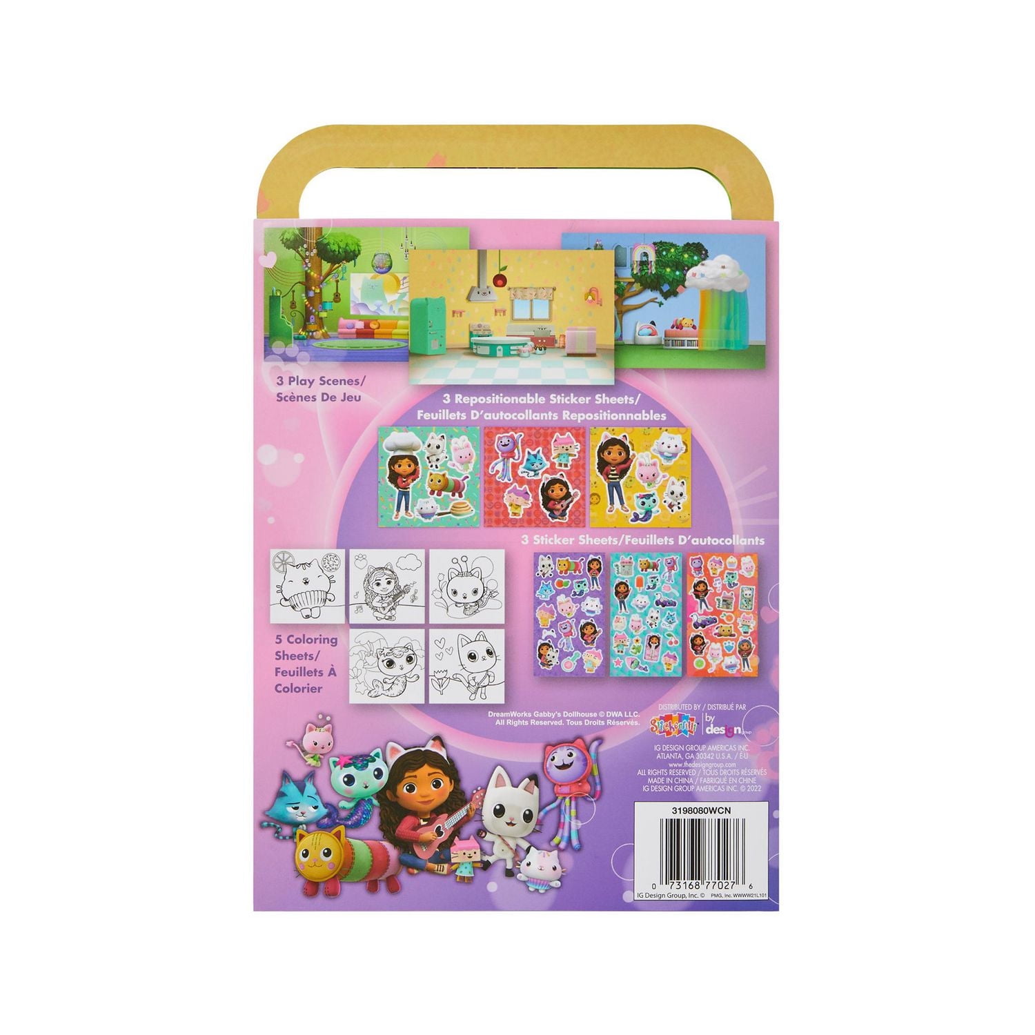 Autocollant et Livre d'activités Easy Go pour la Maison de Poupée de Gabby
