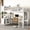 Off White, variant on Queen Size Black Bed - Full - length Guardrail - For Resting & Entertaining - Storage Shelves Included