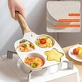 thumbnail image 5 of Sartén Antiadherente para Huevos, Sartén Multiforma para Desayuno, Sartén con Asa Desmontable para Estufa, Sartén para Panqueques Familiar, Color ., 5 of 5