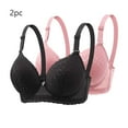 thumbnail image 2 of yillto 2 Pack Women's Push up Bra Full Coverage Supportive Padded Underwire Bralettes for Womens, 2 of 3