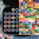 thumbnail image 4 of Juego de Etiquetas Adhesivas, Cuadradas, Pegatinas con Números Colores, Adhesivas para Cajas Almacenamiento Diseño Diamantes A, 4 of 5