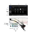 thumbnail image 5 of BOSS Audio Systems BV9364B Reproductor de DVD estéreo para automóvil - Doble DIN, audio Bluetooth/llamadas manos libres, monitor LCD con pantalla táctil de 6.2 pulgadas, reproductor de MP3, CD, DVD, p, 5 of 5