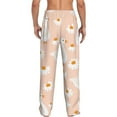 thumbnail image 3 of Disketp Geese And Flower Men'S Pajama Pants - Ultra Soft Fleece Sleep And Lounge Pants (Size: S-Xxl), 3 of 9