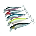 thumbnail image 5 of 2PC Minnow 4.3g Artificial Fishing Lure In Plastic With 3D Eyes Magnetic, 5 of 9