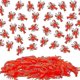 thumbnail image 2 of 50 Pcs Fake Lobster Toys Mini Rubber Lobster Models Decorations Ornaments For Aquarium, Garden, Pond, 2 of 4