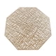 thumbnail image 5 of Manteles Individuales para comedor, posavasos de PVC lavables, Octangle para el hogar, Hotel y restaurante, 4 Uds., 5 of 12