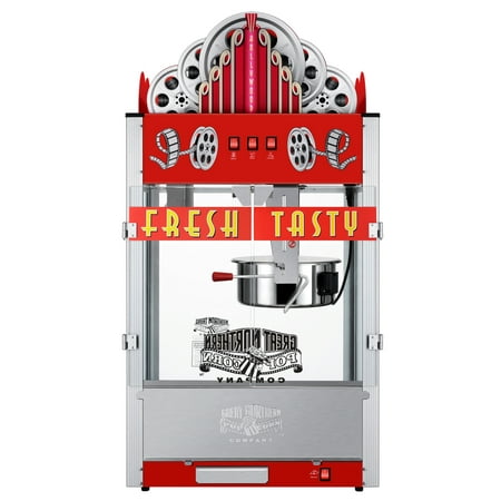 Great Northern Popcorn 20 Ounce Red Commercial Style Popcorn Machine, Movie Theater Marquee