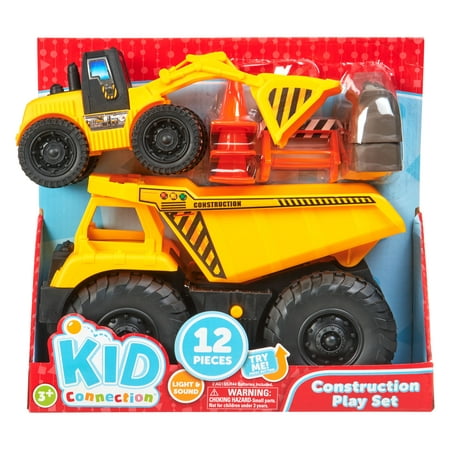 Kid Connection Construction Play Set, 12 Pieces