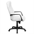 thumbnail image 2 of Scranton & Co High Back Leather Executive Office Chair in White, 2 of 2