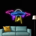 thumbnail image 5 of Handmadetneonsign UFO Universal Neon Sign, Space Wall Art Decor, Space Neon Sign, Home Bedroom Wall Decor, 5 of 5