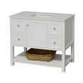 thumbnail image 6 of Lakeshore 42" Bathroom Vanity with White Cabinet and Engineered White Top, 6 of 6