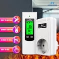thumbnail image 3 of Wireless Room Thermostat Socket with Remote Control for Electric Radiator and Mobile Air Conditioner, 3 of 4