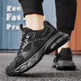 thumbnail image 6 of Summer Breathable Sneakers for Men, outdoor walking athletic shoes with mesh ventilation, soft cushion comfort, non-slip durable sole for all-day casual activities., 6 of 8