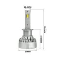 thumbnail image 2 of ARC Lighting Ampoule de Phare 22011 Tiny Monster Xtreme Series; H1; Ampoule LED; 45 Watts; 9 à 16 Volts; 10000 Lumens; Température de Couleur de la Lumière 6500K; Ensemble de 2, 2 of 5