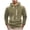 Army Green, variant on Aeguzox Hoodie for Men Casual Plain Thick Drawstring Elastic Hooded Sweatshirt with Double Drawstrings,Size S-3XL