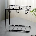 thumbnail image 3 of Double-Layer Cup Draining Rack, Sturdy Metal Mug and Glass Organizer Shelf for Kitchen Countertops, Non-Slip Feet and Compact Space-Saving Design, 3 of 6