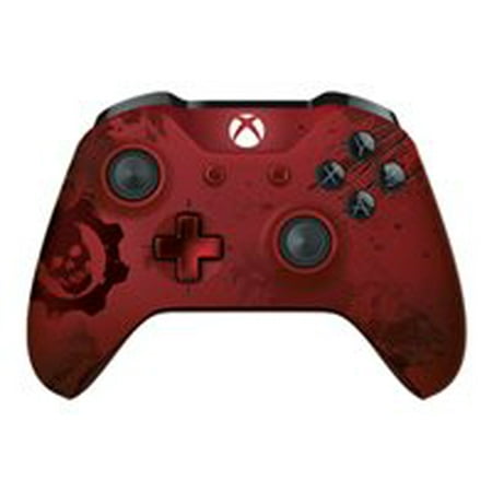 Microsoft Xbox Wireless Controller - Gears of War 4 Crimson Omen Limited Edition - game pad - wireless - Bluetooth - for PC, Microsoft Xbox One, Microsoft Xbox One (Best Wireless Controller For Pc)