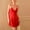 Red, variant on Blmnix Sexy Nightgowns Womens Nightgown Lace Nightgown Chemises Chemise Black Above-the-Knee V-Neck Sleeveless Moo Moos for Women Nightgown