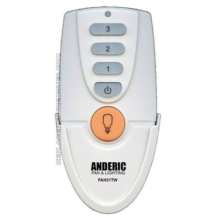 Anderic Fan51t White For Hampton Bay P N Fan51tw Ceiling Fan Remote Control New