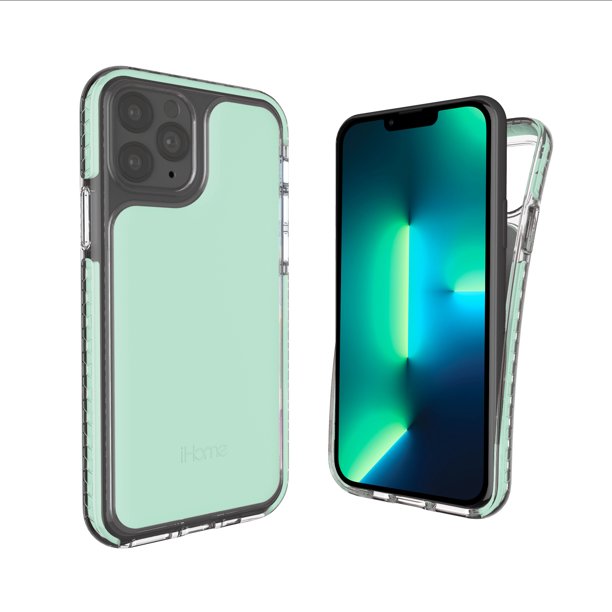 Ihome Velo Silicone Impact Case For Iphone 13 Pro Mint Green Walmart Com