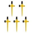 thumbnail image 1 of Toystoory 5 piezas, rociador de jardín de 360 ​​°, tapón de rotación, herramienta de riego, rociador automático, boquilla de Jardín y Patio Amarillo, 1 of 6