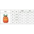thumbnail image 7 of Baby Boy Girl Halloween Costume Pumpkin Costumes Sleeveless Pumpkin Romper Bodysuit Cute Halloween Baby Outfits Cosplay Clothes, 7 of 7