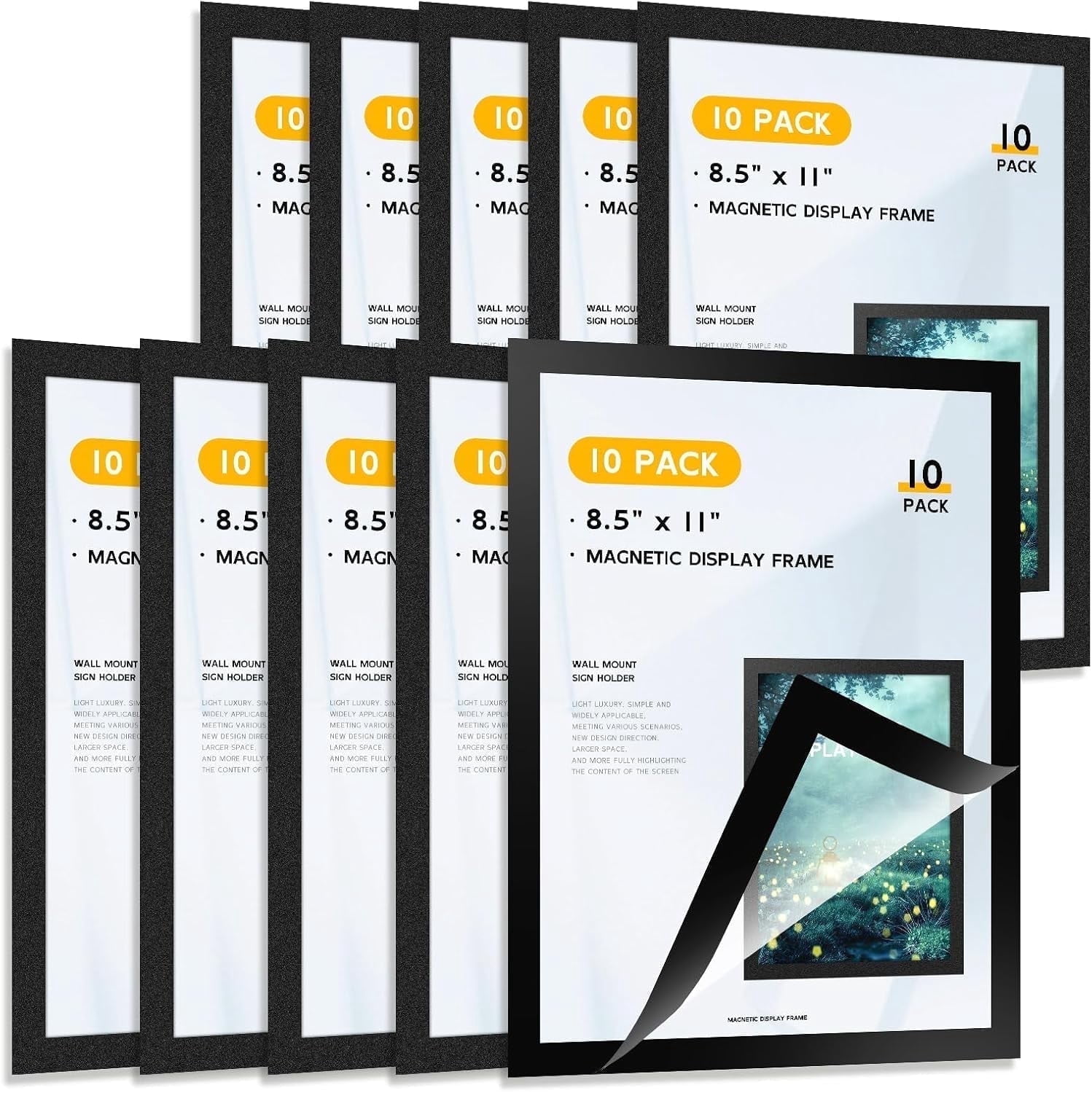 VAIIGO A3 Zelfklevende magnetische displaylijst, magnetische