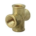 thumbnail image 2 of JMF  1/4 in. FPT   x 1/4 in. Dia. FPT  Brass  Cross, 2 of 2