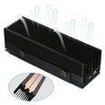 thumbnail image 2 of M.2 SSD Heatsink with Thermal Silicone Pad M.2 SSD Cooler Solid State Drive Radiator for M.2 NVMe 2280 SSD Grey, 2 of 6