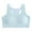 Green, variant on Cathalem Girls Sports Bra Girl Dance Bra - Seamless Wireless Elastic Bras with 2 Pair Adjustable Replace Straps (White,L)
