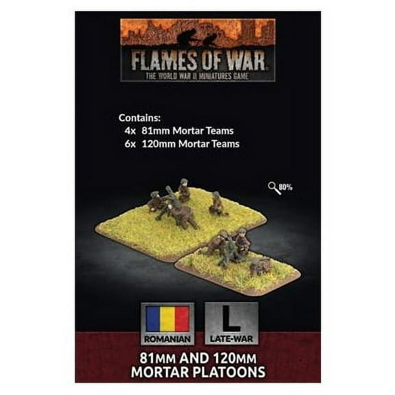 Flames of War: Romanian 81mm and 120mm Mortar Platoons (Late-War) RO705