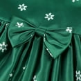 thumbnail image 6 of Girls' Clothing Clearance Christmas Girl Dress Sleeveless with Santa Claus Print Bowknot Kids Wedding Guess Dress Pageant Gown Save Big, 6 of 9