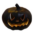 thumbnail image 2 of Dserhfy Halloween Pumpkin Light Spooky Carved Plastic Pumpkin Lantern Light-up Pumpkin Figurine for Outdoor Indoor Porch Room Decoration, 2 of 8