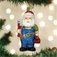 thumbnail image 2 of Old World Christmas 40310 Glass Blown Handyman Santa Ornament, 2 of 6