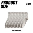 thumbnail image 2 of Women's Casual Crew Socks, Women's Value, Crew Soft Moisture-Wicking Socks-Light gray, 2 of 5